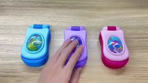 AODUOYAYA Baby Music Phone Toy Flip Cover Luminescent Music Cellphone Toy Early Education Music Gifts
