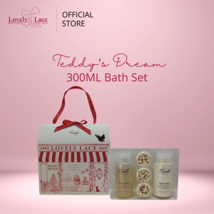 Teddys Dream 300ML Bath Set - (Shampoo Hair Conditioner 3 x Shower Steamer )