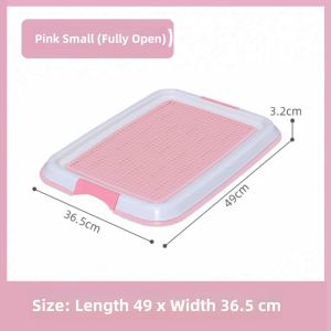 Alice Dog Toilet Pet Urinal Small Dogs Teddy Special Flat Toilet Square Shape Non-Folding Large Dogs Portable Design Slip-Resistant