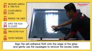 Sputter 1095 QS / Black tinted / Car Tinted / VLT 12.8% / IRR 98% / Made in US / Car tinted  / House tinted