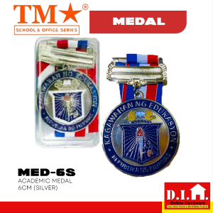 Do It Home TM Academic Medal 6cm Silver MED-6S