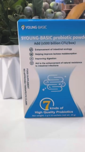 【Halal】9YOUNG-BASIC Organic Probiotic Powder | Prebiotics for Digestive and Immune Health、Quick-Acting Formula with Enzymes