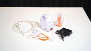 TaffOmicron Alat Terapi Pernapasan Compressor Nebulizer Atomizer / Mesin Uap Nebuliser