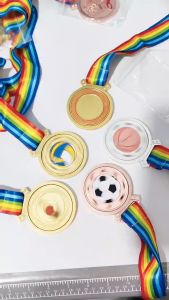 7cm rotating medal fun medals Medals wholesale School kindergarten sports meeting badminton/table tennis/volleyball/martial arts/dance/mountain climbing/taekwondo