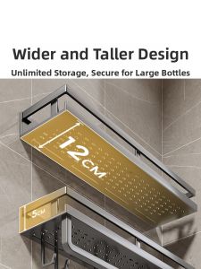 Drill-free Bathroom Shelf