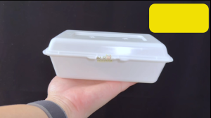 MS K203 Microwaveable Lunch Box [ 50pcs± ] Bekas Kotak Nasi Plastik Plastic MS VENTURE K 203 Clamshell