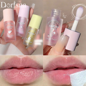 Dorisna Crystal Jelly Lip Oil Hydrating Plumping For Lipstick Lipgloss Tinted Clear Serum Lip Care Fruit Lip Balm