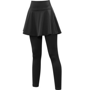 BUMILA | High Waist Bum Coverage Illusion 2 Pieces Yoga Skort Women Sports