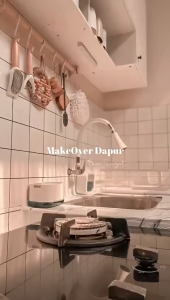 Wallpaper Dapur Mudah dibersihkan Wall Stickers 60CM*100CM Wallpaper Dinding Marmer High Quality