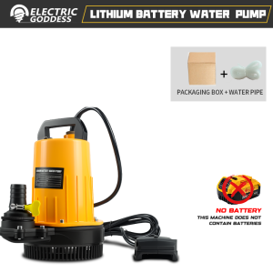 Máy Bơm Nước Sạch Di Động Chìm Được Dùng Cho Bể Cá Và Tưới Tiêu Ống Dẫn Nước 10M Tương Thích Với Pin Dewalt 20V Dụng Cụ Cầm Tay Tự Làm