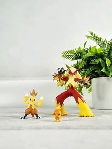 Bandai | Mô Hình Nhân Vật Sưu Tầm Trong Game Anime Pokemon Fire Chis Evolution - Đồ Chơi Mô Hình Tĩnh Dành Cho Người Hâm Mộ Trưởng Thành - Bao Gồm Phụ Kiện Xung Quanh