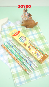 (12pc) Pencil Pensil Joyko P-8155 2B Animal Lovers