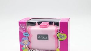 Safe and Washable Makeup Kit Kid Press on Nails Toy for Girls