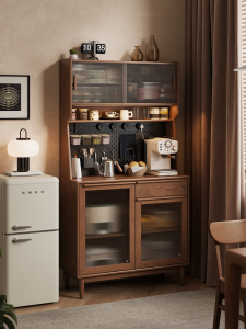 DONGMU | Solid Oak Mid-century Style Space-saving Sideboard