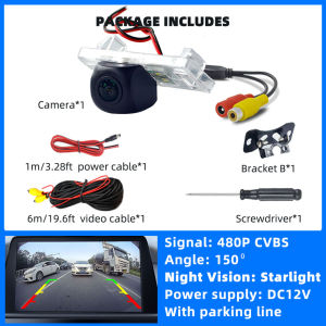 HD Backup Camera Reverse AHD or CVBS License Plate Light  Parking for Nissan Qashqai X-Trail Sunny Almera N16 Primera