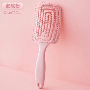 Readystock现货🇲🇾 排骨梳高颅顶蓬松头发梳子女士专用长发卷发造型大弯梳头皮按摩梳 hair root fluffy comb