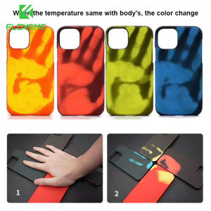FLOVEME Thermal Sensor Color Change Phone Case For iPhone 15 14 13 12 11 Pro Max 15 14 Plus Magical Physical Matte PC Shockproof Back Cover For iphone XS Max X XR
