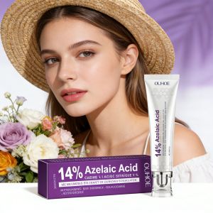 OUHOE | Anti-Acne Hydrating Cream 14% Azelaic Acid Repair Skin Barrier Soothe Redness Reduce Acne Scars Calming Moisturizing Face Cream