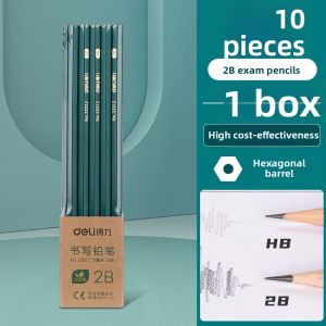 deli | High-end Safe Non-toxic Colored Pencil 2B