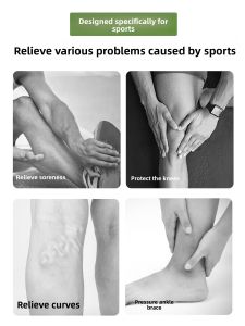 JINGCHI | Womens Fitness Compression Leggings Summer Professional Muscle Running Jump Rope Socks Slimming Leg Pressure Pads