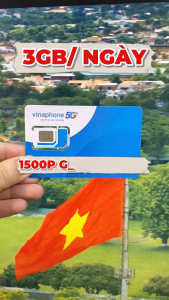 ( SALE 50% ) Sim 5G Vina Trọn Gói 1 Năm Không Nạp Tiền - Tặng 3Gb/ngày Data Tốc Đô Cao + Miễn Phí Nghe Gọi - 12FCLUB - Sim Chính Chủ Dùng Trọn Đời . FREESHIP - CHƯA KÍCH HOẠT