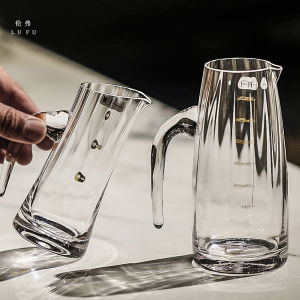 New High Aesthetic Crystal Glass Wine Pourer Home Luxury Small Size Red Wine Pouring Bottle Restaurant Dining Utensils