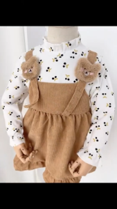 6 Bulan - 5 Tahun Dress Anak Perempuan Import Dress Bear Anak Cewek Cantik Dress Import Anak Perempuan Dress Bayi Korean Style