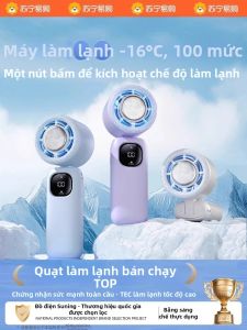 Quạt Cầm Tay Mini Q3046 Quạt Điện Di Động Siêu Bền Có Thể Sạc Lâu Dài Quạt Mát Lạnh Tĩnh Lặng Quạt Tản Nhiệt Di Động