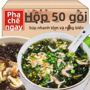 Bột Canh Tảo Biển và Hoành Thánh Ăn Liền Không Cần Nấu