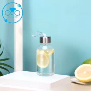 Bình Đựng Nước Thủy Tinh Có Dây Xách Tiện Lợi Nhiều Màu 150Ml DX150