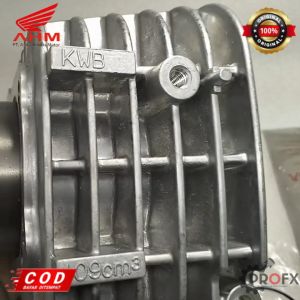 BLOK SEHER + RING PISTON KIT REVO ABS BLADEE KARBU 110 HONDA KWB KUALITAS ORIGINAL ASLI AHM BORING