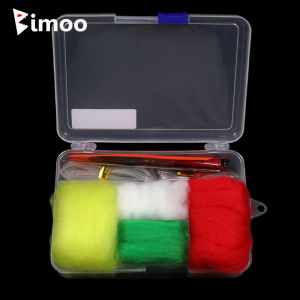 Bimoo Fly Fishing Strike Indicator Kit Threader Cutter Tool Egg Yarn Woolly Strike Indicator Tube Fishing Accessories Tackle
