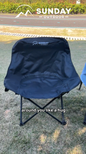 SD Camping Chair Compact Durable Lightweight Moon Chair for Outdoor Hiking Travel Beach