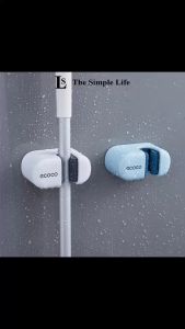 Móc treo cây lau nhà dán tường móc treo kẹp chổi dán tường chịu lực tốt đa năng ECOCO CHÍNH HÃNG