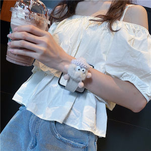 Cartoon Teddy Dog Phone Case for Huawei P50 Pocket Flip Screen Oppo Find N2/N3 Flip Female Honor Magic V Flip Protective Cover