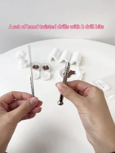 A set of candle Making Punching tools with 2 drill bits of different lengths for candle DIY punching and Art Projects