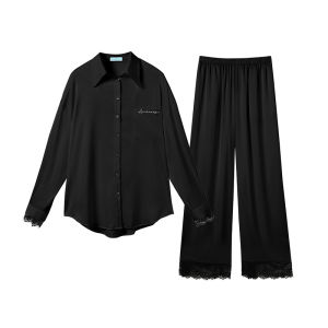 LUCKMEEY | French Lace Satin Padded Home Wear