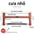 Traditional Handheld Wooden Frame Saw Old Style Push Pull Steel Blade Woodworking Hand Saw for Cutting Wood Materials. 