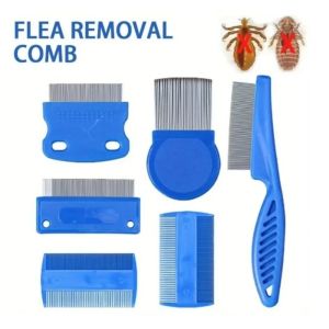 6Pcs/Set Removes Eggs Lices Combs Dandruff Combs Lice Comb Easily Long Lasting Non Deformation Lices Removal Head Lice Comb