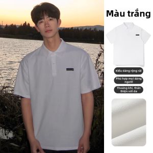 JEENSYIU | Áo Thun Tay Ngắn Đơn Giản Bằng Cotton Dày