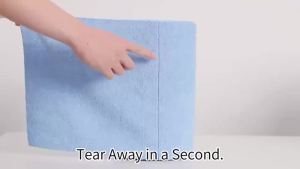 20 Sheetes/Roll Reusable Cleaning Wipe Household Kitchen Cloth Microfiber Towel Rolls Dish Rags Wash Paper Towel Replacement