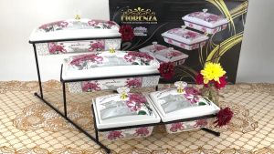 Wadah Saji Susun / Casserole / Basi / Prasmanan Fiorenza AK-883A