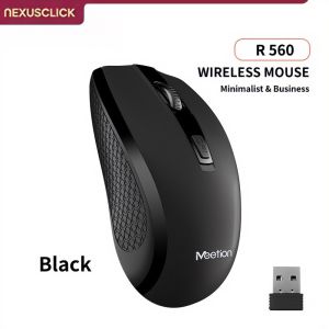 NexusClick Wireless Office Mouse2.4G Ergonomic Portable Computer Mice with Adjustable 1600 DPIPlug & Playfor Home Laptop Game