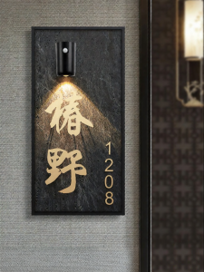 ZHICAIYOU | Luxurious Creative Door Number Plate for Home Hotel Decoration