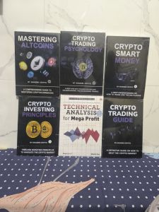 paketan 5 buku AKADEMI CRYPTO dan 1 Buku TECHNICAL ANALYSIS FOR MEGA PROFIT