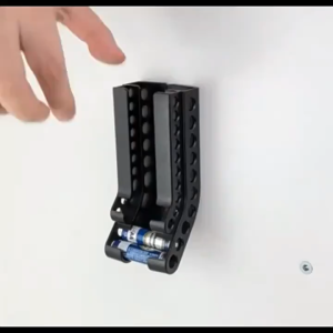 Kotak holder Baterai Wall Holder Organizer Battery Case for AAA / AA / 18650