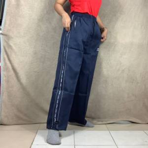 กางเกงผ้าร่มขายาว มีกระเป๋าข้าง ดำ/กรม/เทา กางเกงผ้าร่ม กางเกงขายาว