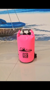 DrySuper กระเป๋ากันน้ําขนาด 10ลิตร (สายสะพาย 2เส้น)