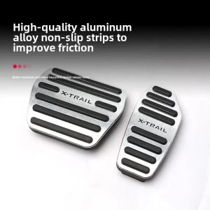 For Nissan X-Trail X Trail T32 T33 2014 2015 2016 2017~2023 Car Foot Pedals Kit Accelerator Brake Pedal Non-Slip Mat Accessories