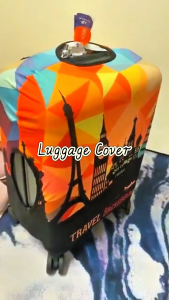 EKK Luggage Cover Elastic Luggage Protector Cover Thicken Suitcase Dust Proof Cover Cartoon